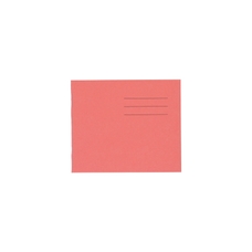 Classmates 5.25 x 6.5" Exercise Book 24 Page, 15mm Ruled, Red - Pack of 100
